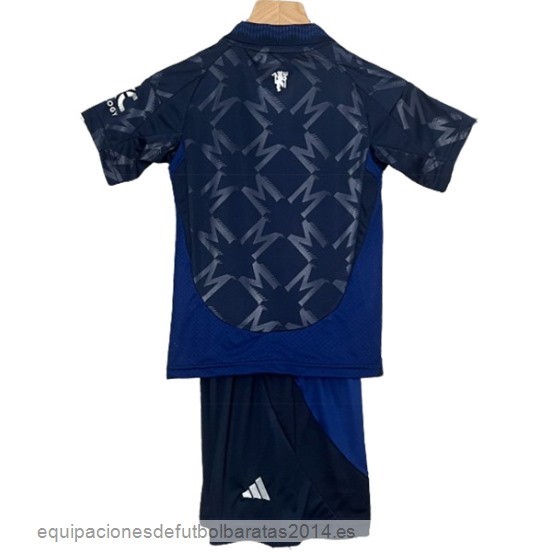 Nuevo 2ª Conjunto De Niños Manchester United 24/25 Azul Baratas